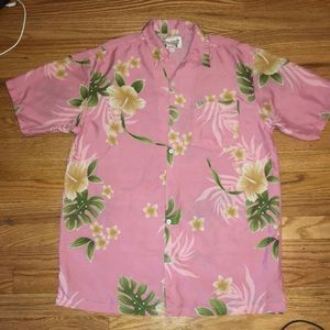 Pink Hawaiian shirt